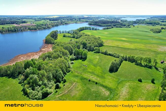 Działki z linią brzegową jeziora Dłużec - Mazury