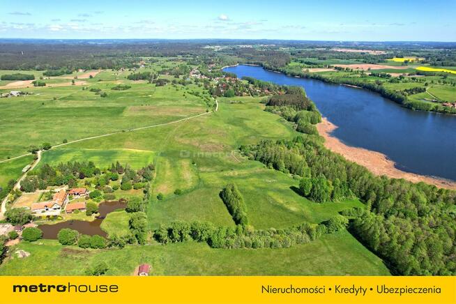 Działki z linią brzegową jeziora Dłużec - Mazury