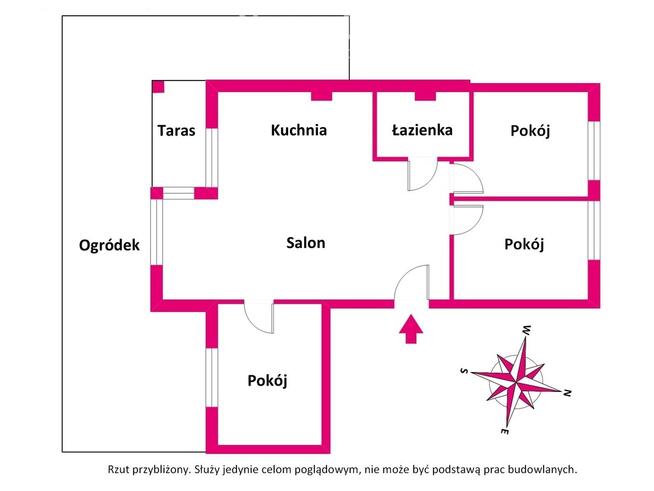 Przestronne 4 pokoje z ogródkiem przy lesie