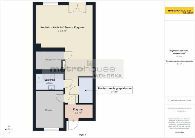 Segment 122m² PKP Witanów Stan deweloperski