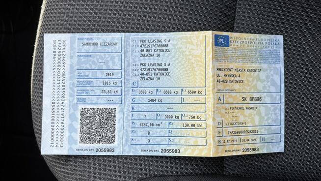 Fiat Ducato 35 2.3 M-jet E6 3.5t L3