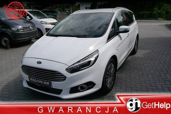 Ford S-Max 2.0d Ledy Kamera Navi bezwypadkowy serwisowany z Niemiec Gwarancja 12m