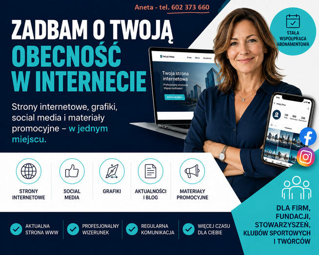 Grafik komputerowy / obsługa www / marketing - pół etatu