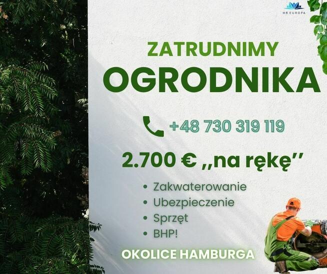 Ogrodnik / Hamburg - Super warunki!