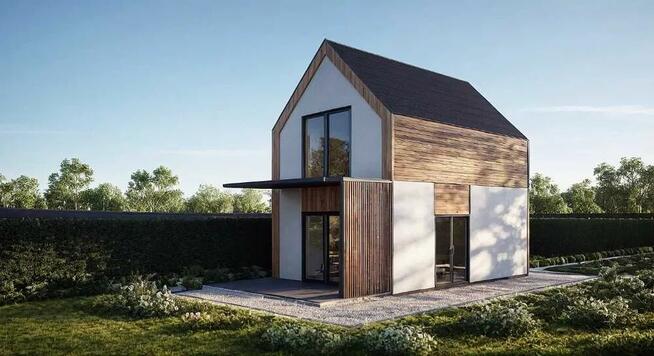 Dom 35 m² z antresolą – konstrukcja stalowa LGS