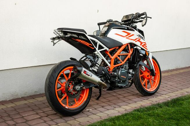 KTM duke 390 R 2021 ABS KSIĄŻKA Serwisowa RatyTransport AKRAPOVIĆ KAT A2