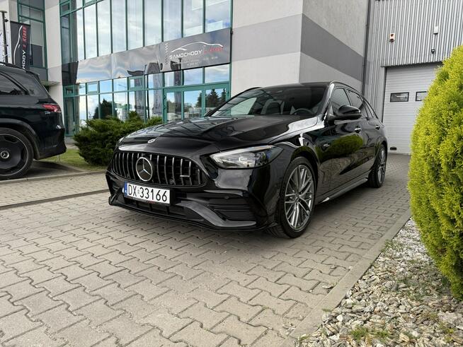 Mercedes C 43 AMG Burmester, skrętna oś, head-up. Gwarancja. Bezwypadkowy. FV 23%.