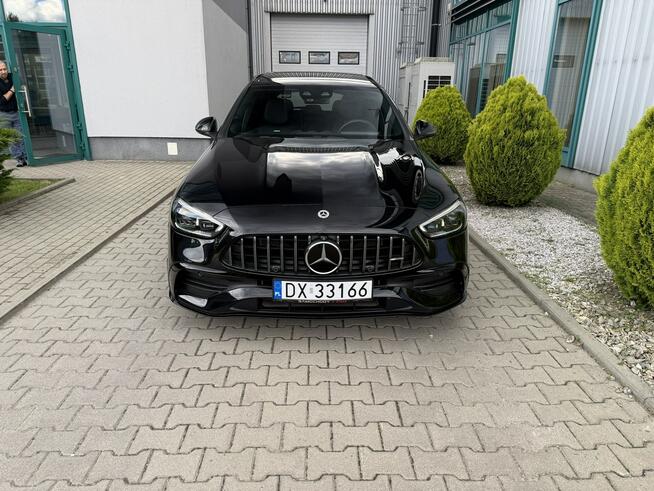 Mercedes C 43 AMG Burmester, skrętna oś, head-up. Gwarancja. Bezwypadkowy. FV 23%.