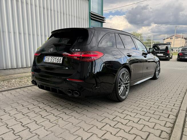 Mercedes C 43 AMG Burmester, skrętna oś, head-up. Gwarancja. Bezwypadkowy. FV 23%.