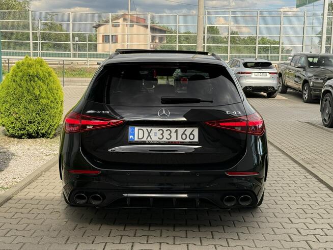 Mercedes C 43 AMG Burmester, skrętna oś, head-up. Gwarancja. Bezwypadkowy. FV 23%.