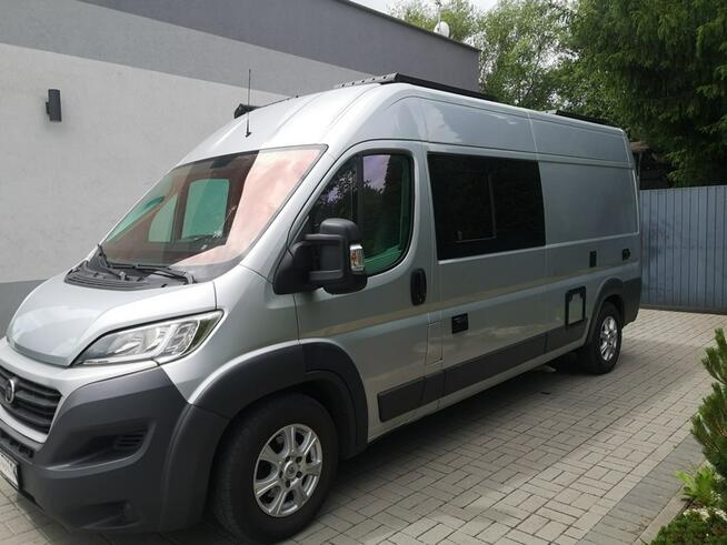 Fiat Ducato 2.3 D 130 Km Kamper Klima Solary 4osobowy WC Kamera Alu