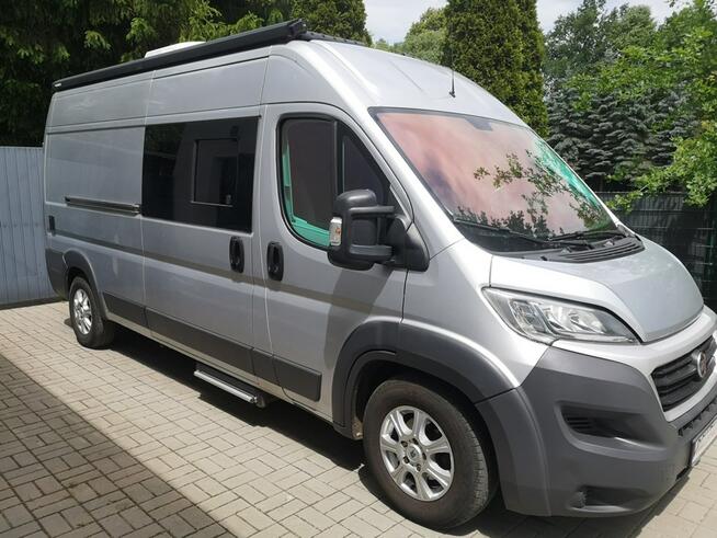 Fiat Ducato 2.3 D 130 Km Kamper Klima Solary 4osobowy WC Kamera Alu