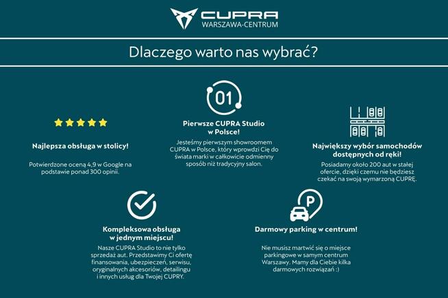 Cupra Leon Sportstourer 1.5 TSI - 150KM - Pakiet Edge - Dynamic Design - Rocznik 2026