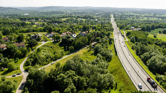 Działka budowlana 23,44 ara w Zgłobicach