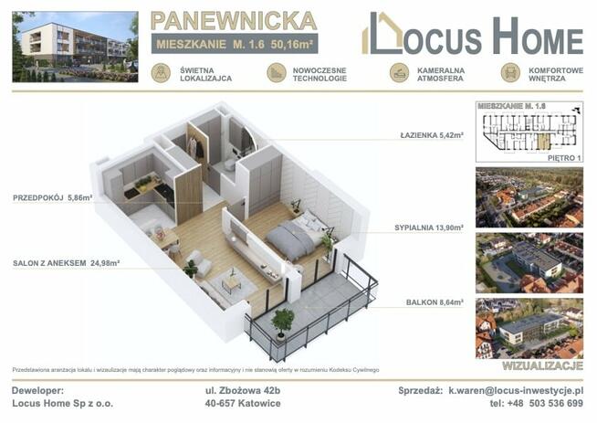 Mieszkanie 2-pokojowe w okolicach ŚUM