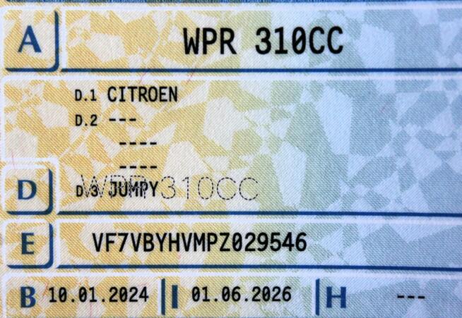 Citroen Jumpy Platforma FV23% 3-osobowy 120KM Kamera Navi Blis Tempomat-ACC