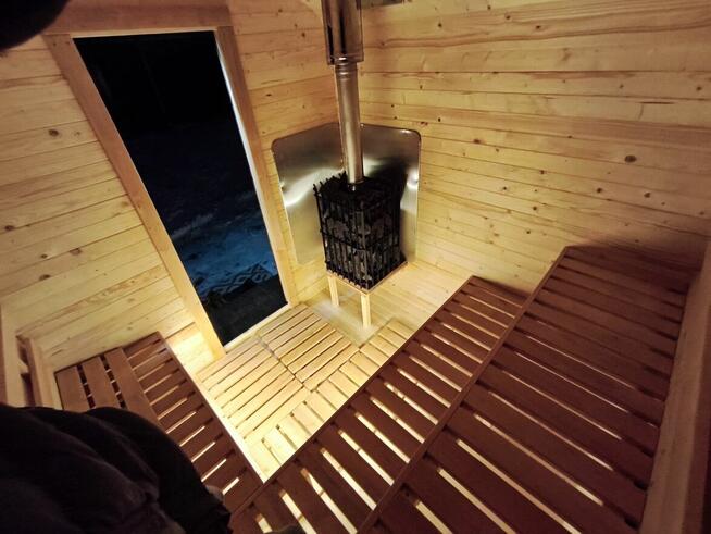 Sauna mobilna wynajem beczka imprezy urodziny