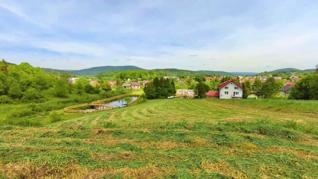 Działka inwestycyjna Bieszczady – pozwolenie + rozpoczęta bu