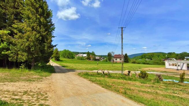 Działka inwestycyjna Bieszczady – pozwolenie + rozpoczęta bu