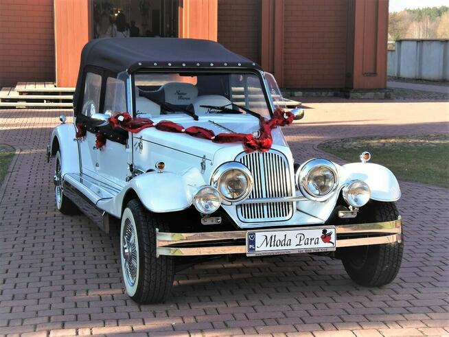RETRO Kabriolet na wesele do ślubu Excalibur Nestor Baron
