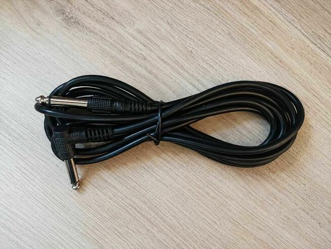 Kable gitarowe Jack 6,3 mm 3m – proste i kątowe | Nowe