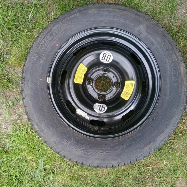 Kolo zapasowe 15 cali lewarek zestaw Citroen 4x108 Otwor 65