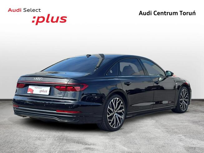 Audi A8 Lang_OśSkrętna_HeadUp_Masaże_Wentylacja_Webasto_B&O_HomeLink_S Line_FV
