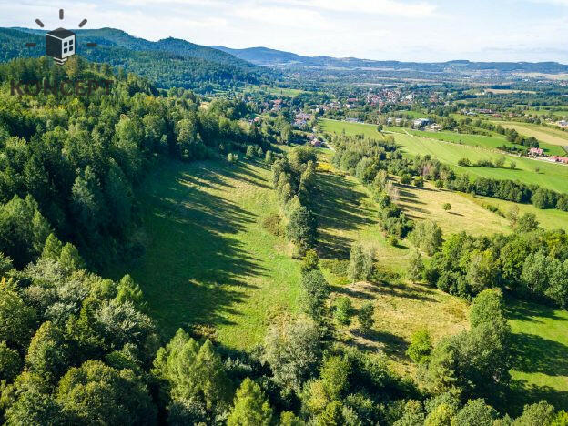 Podgórzyn. Działka z wydanymi warunkami zabudowy.