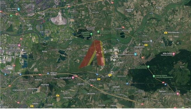 Działka usługowa Kraków Nowa Huta, PRZYLASEK RUSIECKI, Branicka