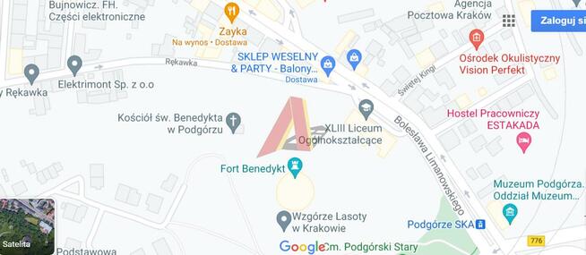 Działka budowlana Kraków Podgórze, Podgórze, Krakusa