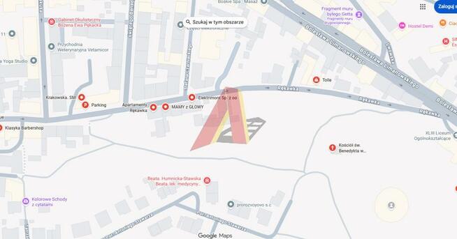 Działka budowlana Kraków Podgórze, Podgórze, Krakusa