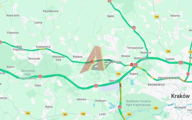 Działka budowlana Krzeszowice, Kościuszki