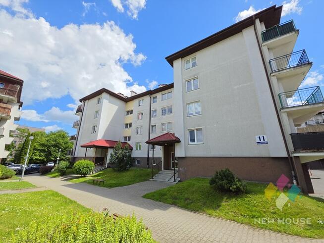 2-pokojowe 48 m, Hallera, parter z dużym balkonem