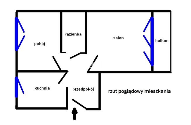Metro Kondratowicza. 2 pokoje, kuchnia, balkon