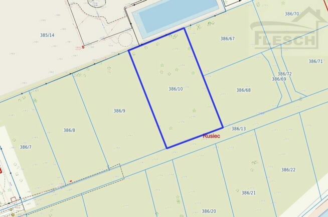 Działka budowlana Rusiec 2000m2