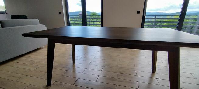 Stół Drewniany Loft Orzech 180x90 cm Skośne Nogi Premium Nowy