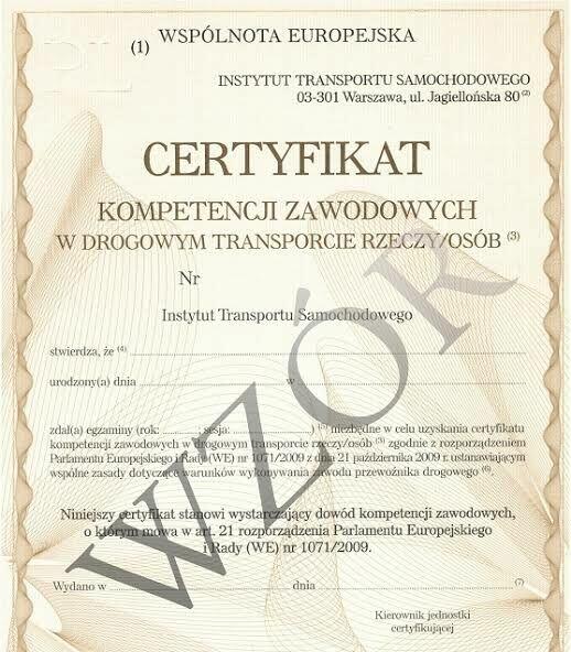 ZARZĄDZAJĄCY TRANSPORTEM SZUKA PRACY