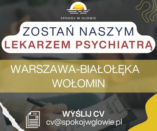 Praca lekarz psychiatra