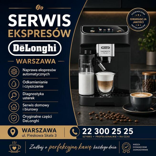Serwis DELONGHI Warszawa tel. 22 300 25 25