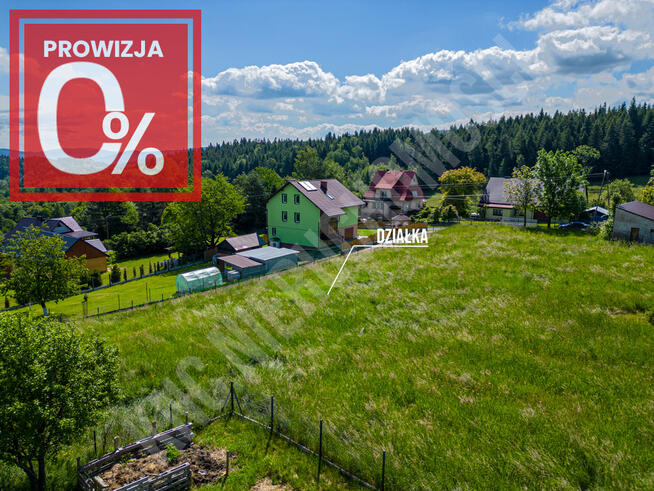 Działka budowlana Kurów (gm. Stryszawa) - 1700 m2