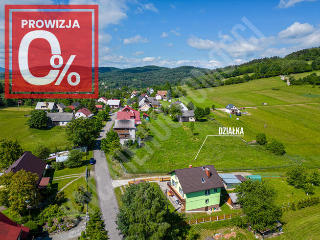 Działka budowlana Kurów (gm. Stryszawa) - 1700 m2