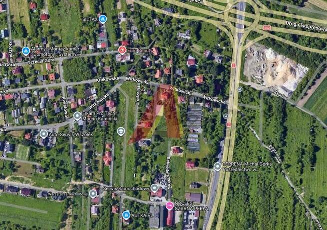Działka budowlana Kraków Krowodrza, Witkowice, Al. 29 Listopada