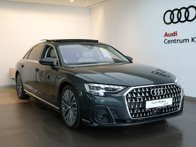 Audi A8 60TFSI e Quattro Long B&O Oś Skrętna Matrix HeadUp Stoliki Panorama