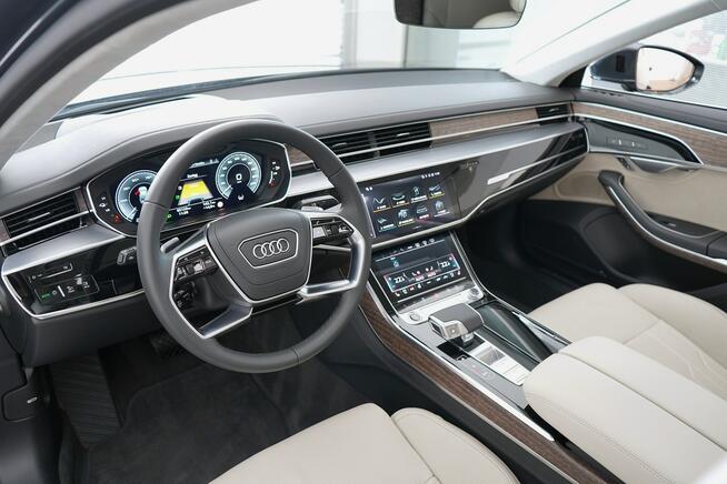 Audi A8 60TFSI e Quattro Long B&O Oś Skrętna Matrix HeadUp Stoliki Panorama