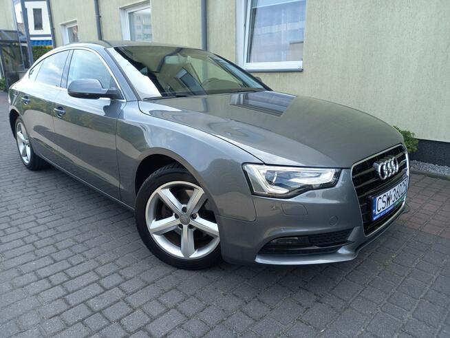 Audi A5 2.0Tdi 5Drzwi Skóry Ledy BiXenony 180Tys Km Przebiegu 2Kpl Kół Zadbany
