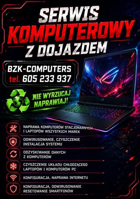 SERWIS KOMPUTEROWY DOJAZD