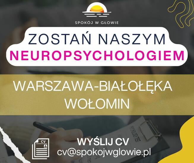 Praca Psycholog/Neuropsycholog
