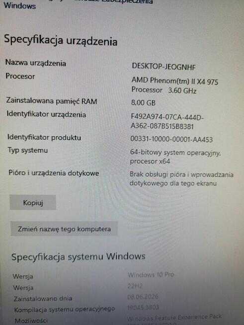 Sprzedam komputer stacjonarny