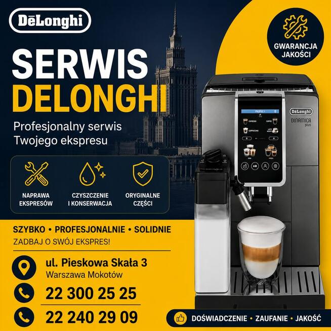 Serwis DELONGHI Warszawa tel. 22 300 25 25