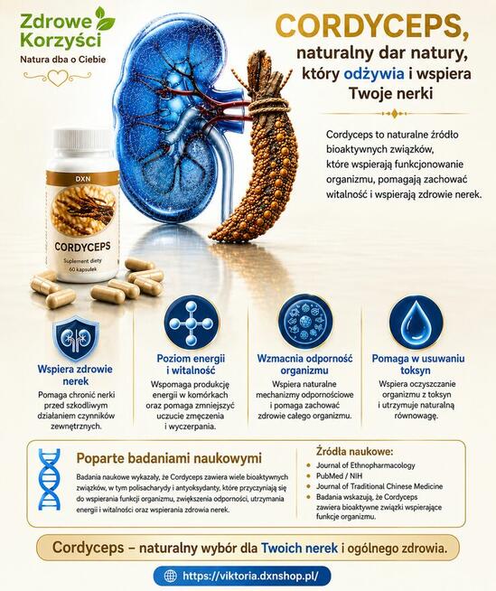 Cordyceps – naturalne wsparcie energii, witalności i zdrowia!